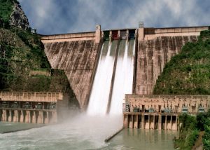 <p>Bhakra dam in northern India (Image: WRIS)</p>