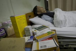 <p>Cancer victim in Shaoxing, Zhejiang province (Image: Greenpeace)</p>