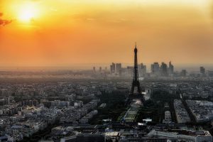 Panorama of Paris at sunset. International cooperation will be crucial for an ambitious climate deal to be agreed in the French capital at the end of this year  (Image by Joe DeSousa)