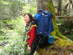 <p>Gao&nbsp;Shan pictured hiking (Image: Author)</p>