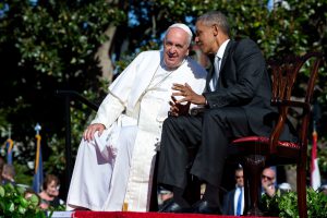 <p>图片来源：<a href="https://www.whitehouse.gov/blog/2015/09/25/photos-pope-francis-visits-white-house" target="_blank">Pete Souza /&nbsp;Official White House Photo</a></p>