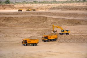 coal mining taking place in Pakistan's Thar desert