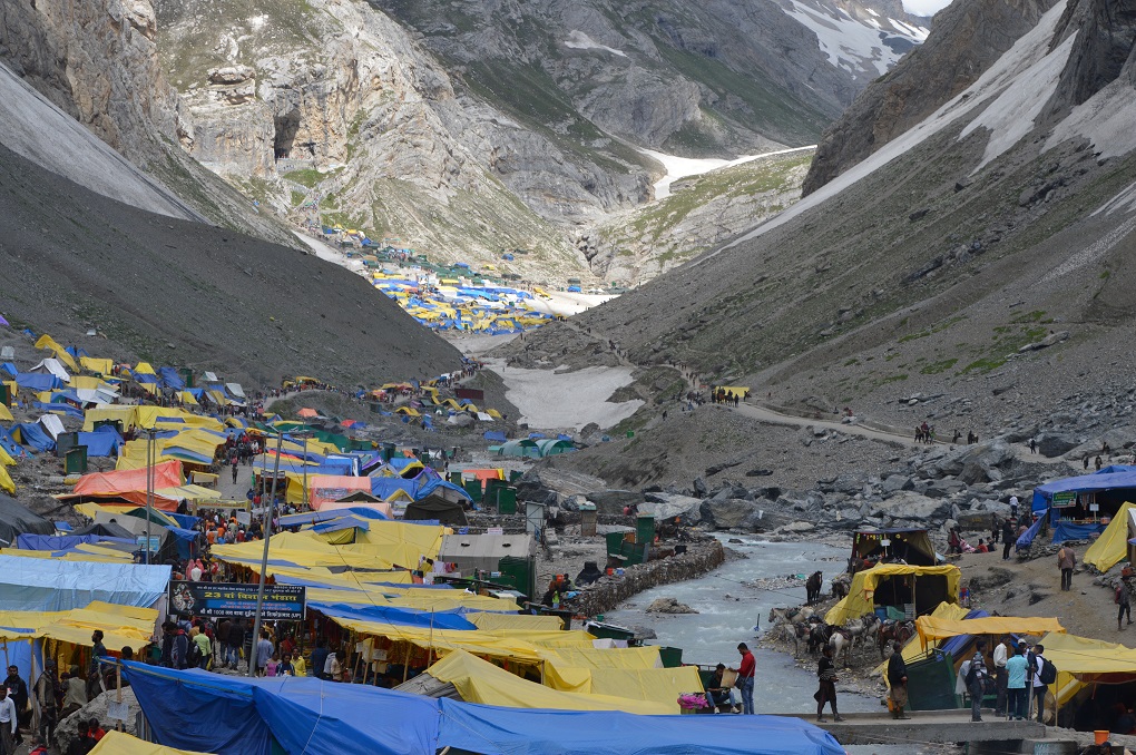 campsite at Amarnath Shrine (Photo Credit___Athar Parvaiz)