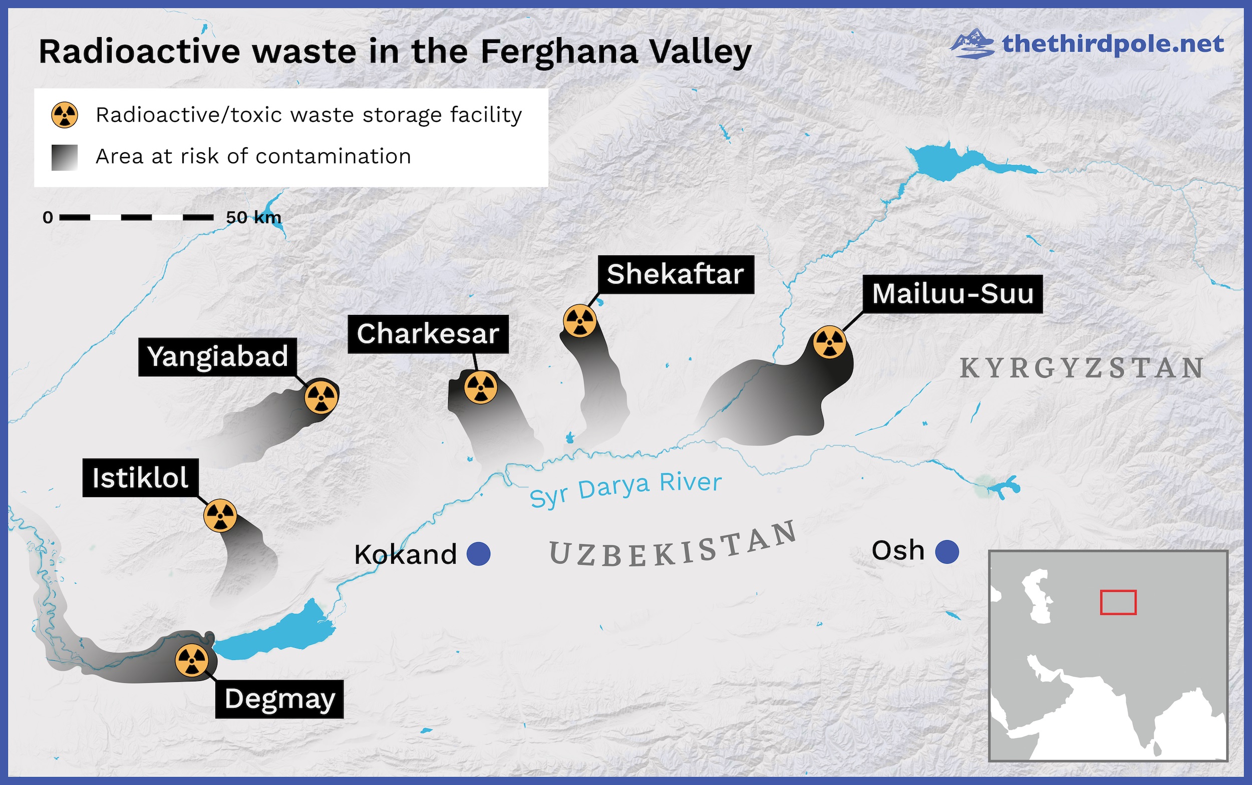 Radioactive pollution in Central Asia