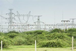 <p>An electrical substation at Tha Pyay Wa, Thazi township, Mandalay region (Image: Teza / Frontier)</p>