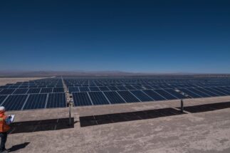 <p>A solar park in Chile&#8217;s Atacama desert (image: Felipe Cantillana / Imagen de Chile)</p>