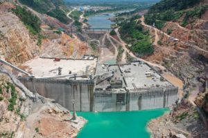 Nam Theun 1 hydropower project in Borikhamxay Province, Laos