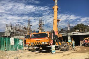 <p>Ropeway terminal under construction in Dharamsala, Himachal Pradesh [image by: Meenakshi Kapoor]</p>