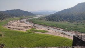 <p>The North Koel dam has been lying defunct since 1997 after a flooding accident [Image: Gurvinder Singh]</p>