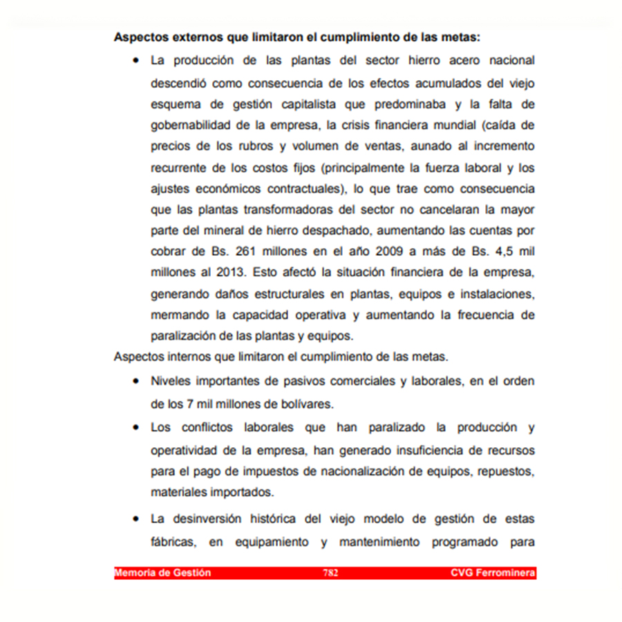documento oficial Memoria y Cuenta del 2013 