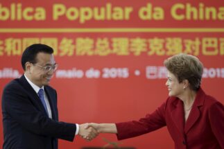 Premier Li Keqiang and then-President Dilma Rousseff