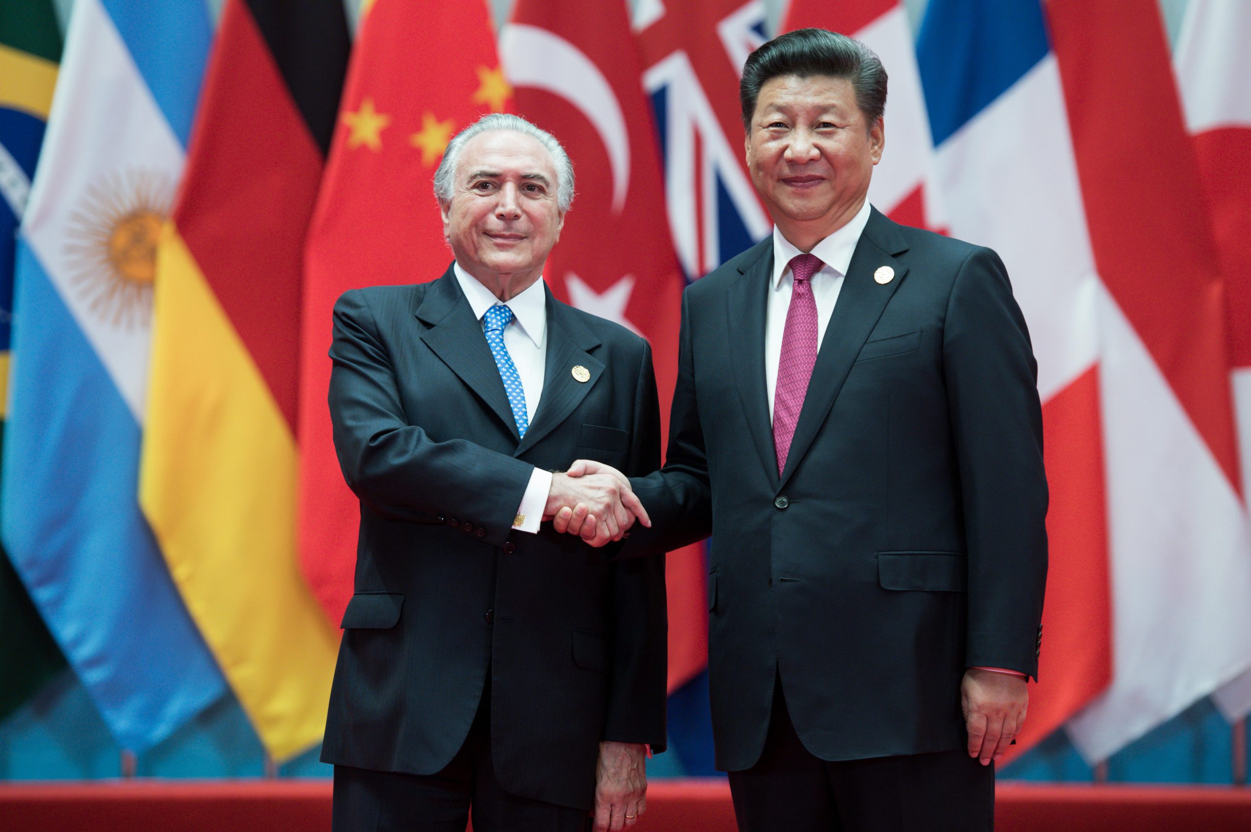 Michel Temer y Xi Jinping