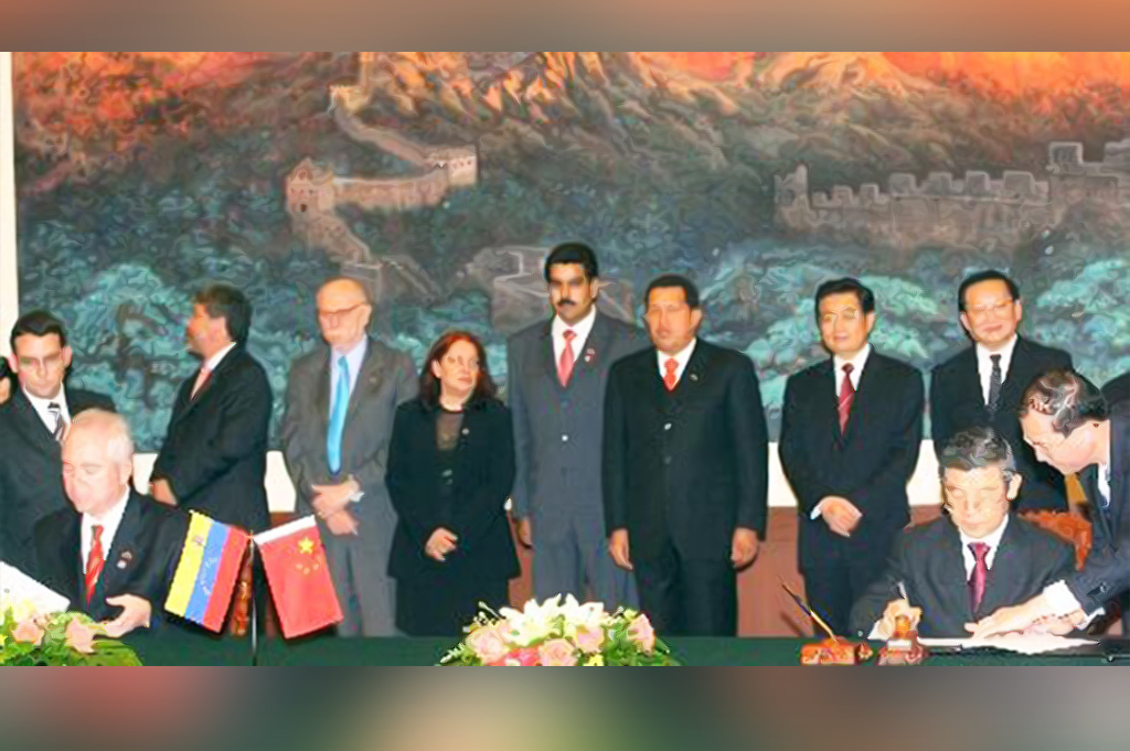 Hugo Chávez, Nicolás Maduro y Rocío Maniero