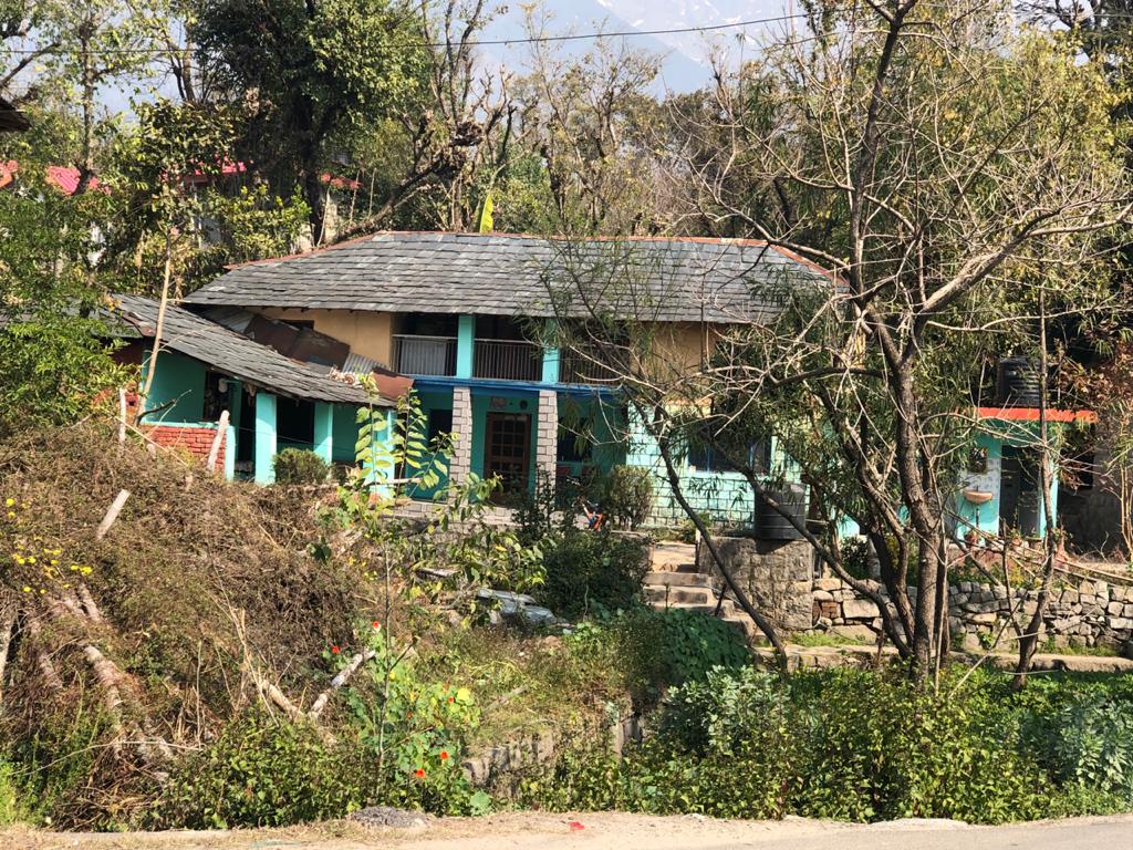 A traditional Himachali house in Dharamsala