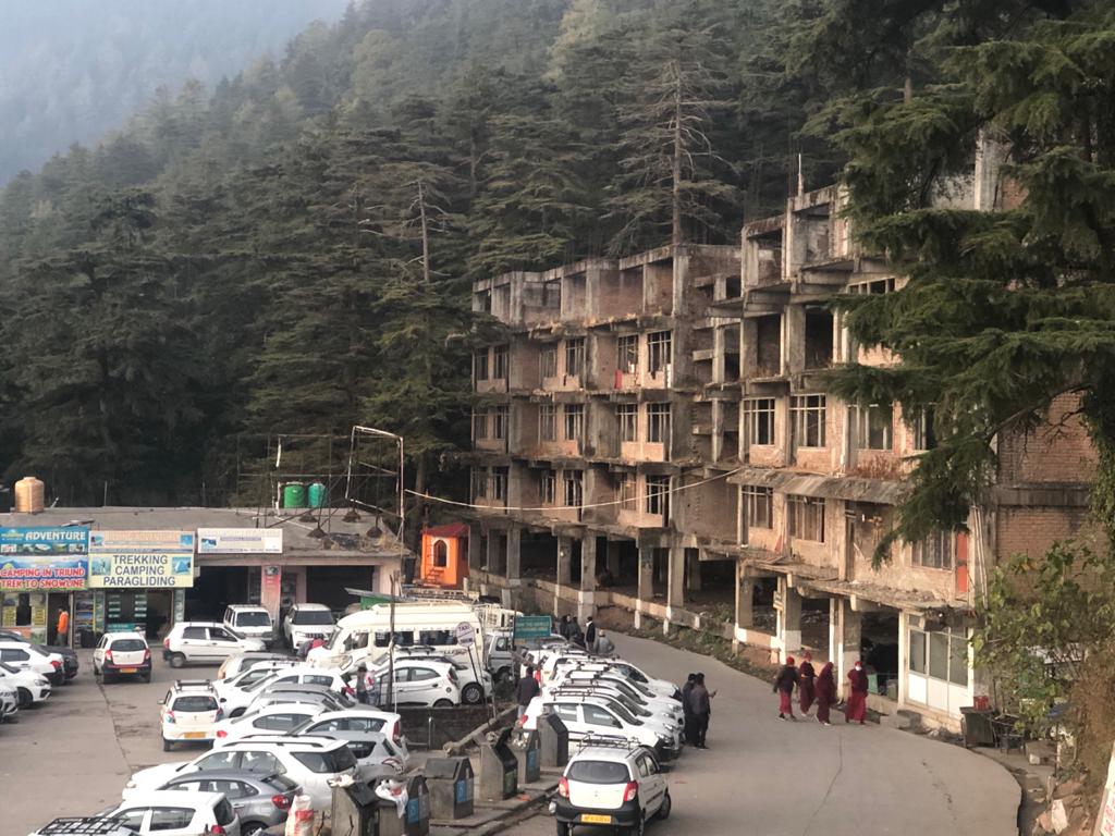 The Supreme Court ordered the demolition of this illegal structure in McLeodganj