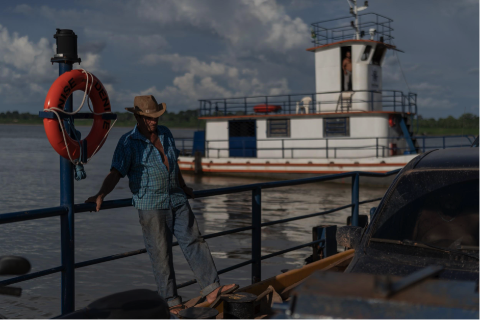 Ferryboat on the Madeira river