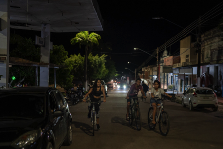 Humaitá soy town night