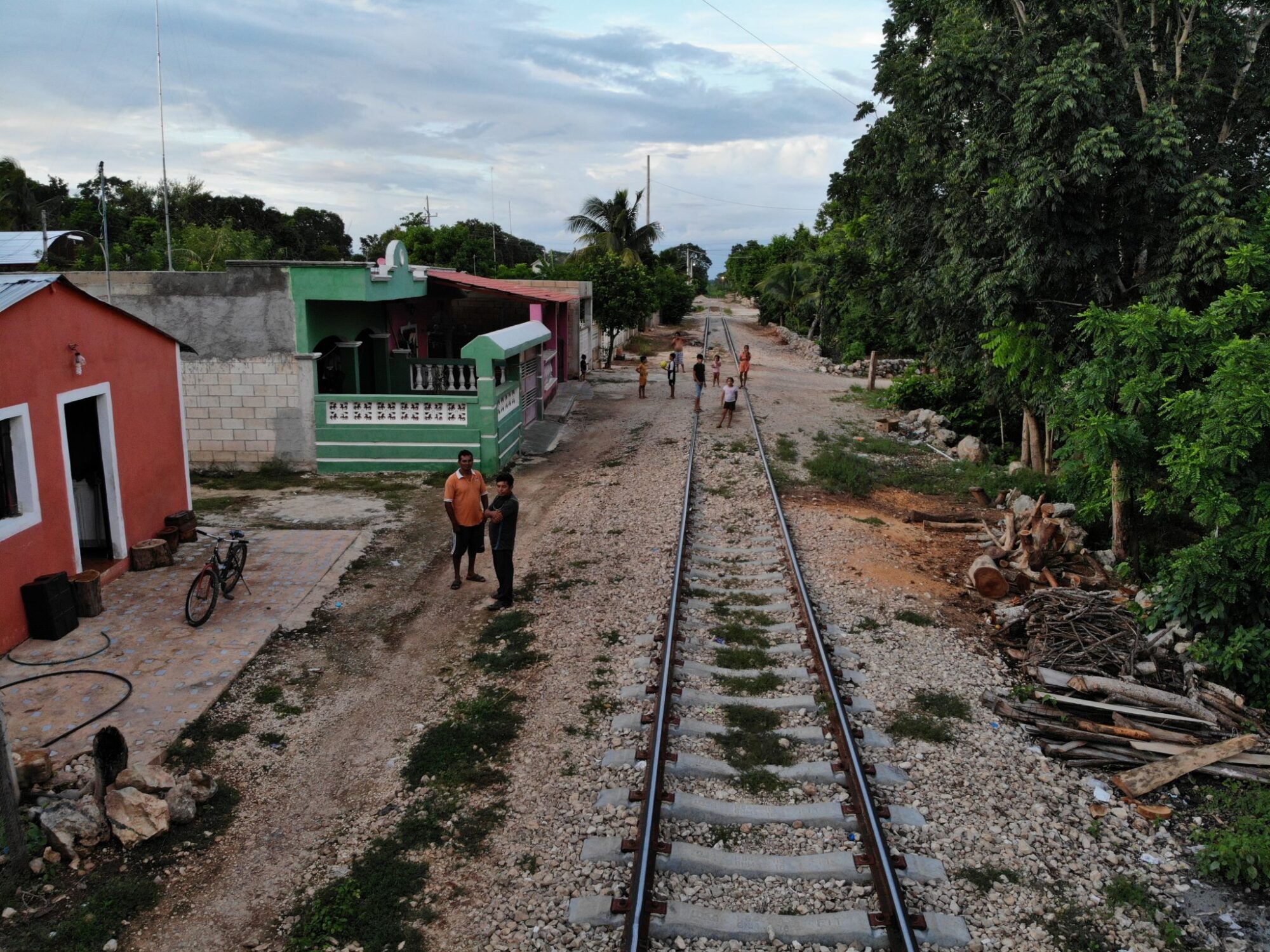 Mayan train tracks