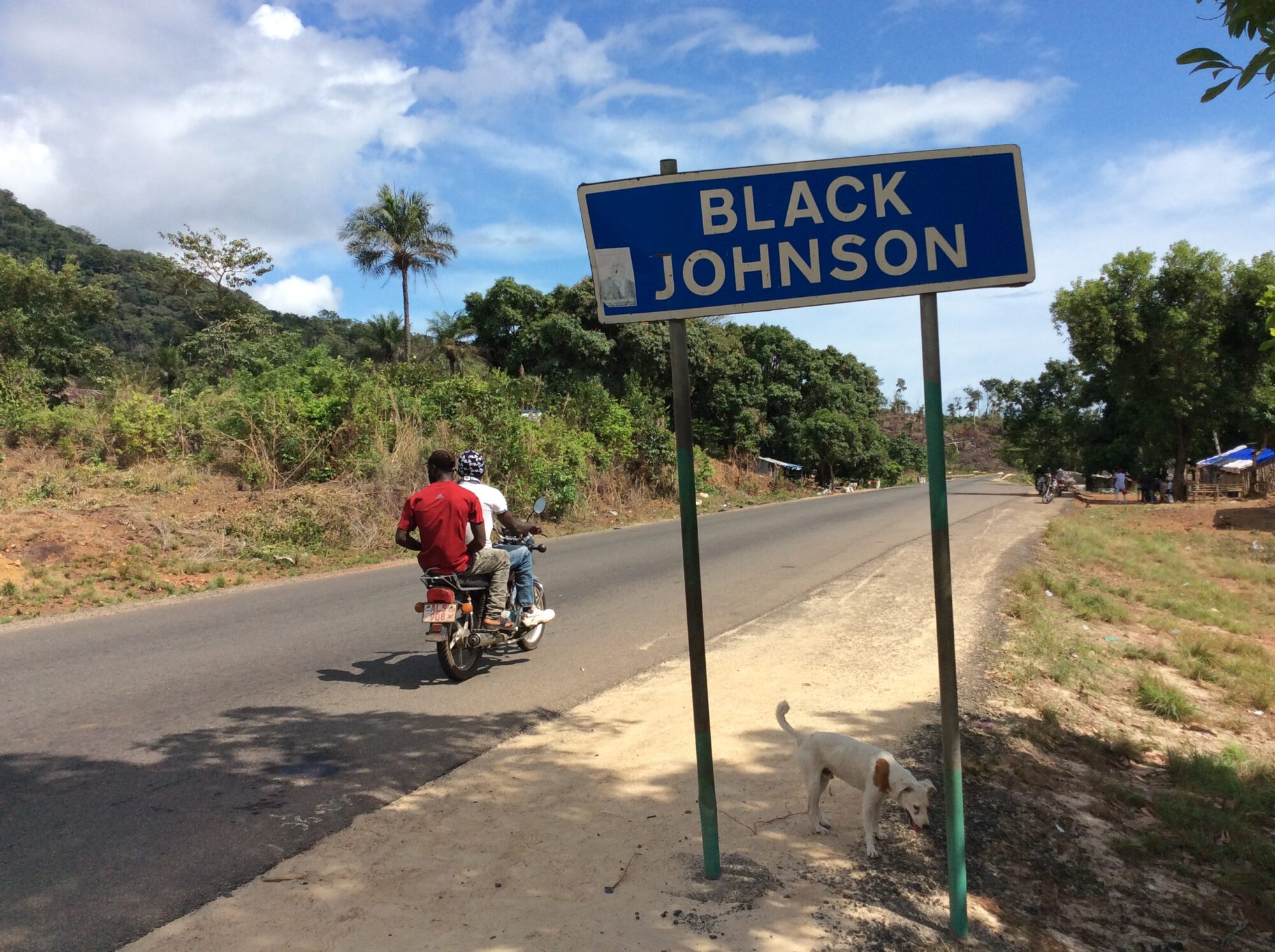 black johnson sign, sierra leona