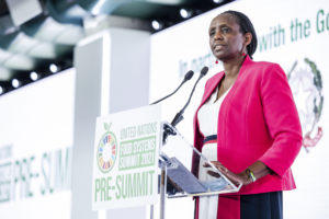 <p>Agnes Kalibata, special envoy for the 2021 Food Systems Summit, is a controversial appointment owing to her support of high-tech, commercial agriculture (Image © FAO / Giuseppe Carotenuto)</p>