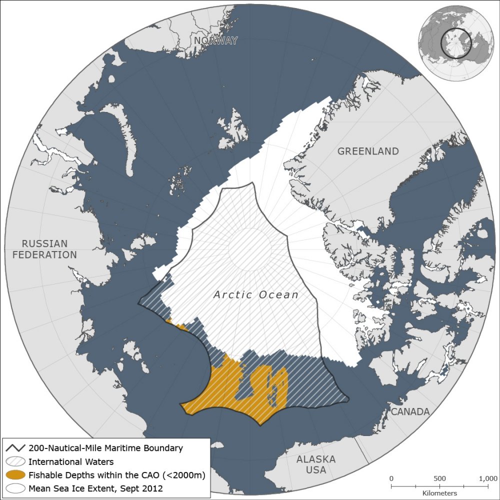CAO with Sea Ice and Fishable Depths