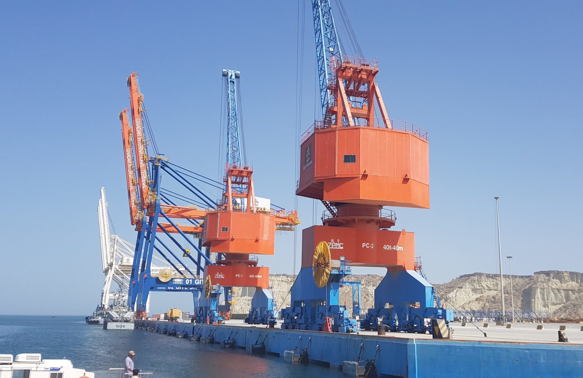 A picture of the Gwadar port area in April 2021, Zofeen T Ebrahim