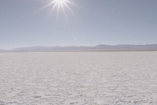 The salt flats in the northern province of Jujuy in Argentina