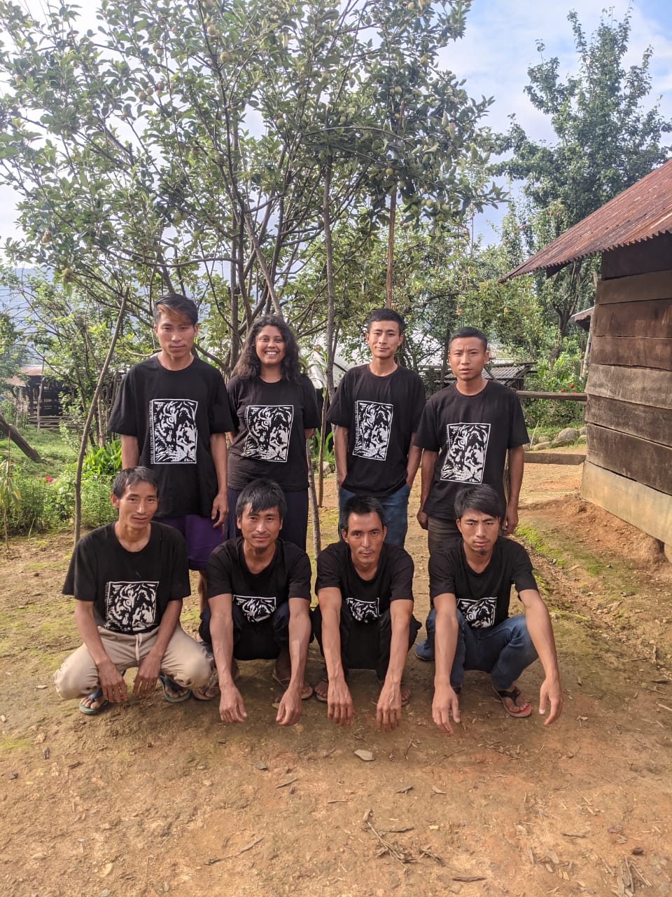 The project team from Thanamir village, Ramya Nair)