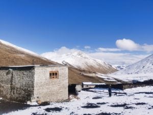 <p>A pilot &#8220;bear-proof house&#8221; in Ganda village, Qinghai province (Image: Snowland Great Rivers Environmental Protection Association)</p>