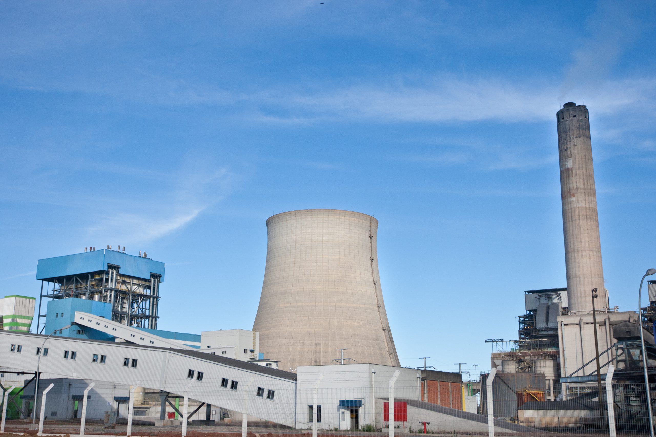 usina termoelétrica em Candiota, Rio Grande do Sul, Brasil