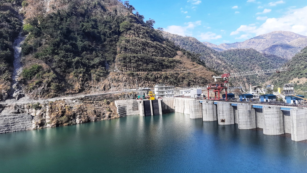 A reservoir has been built on the Yamuna for the Vyasi Hydroelectric Project, Varsha Singh