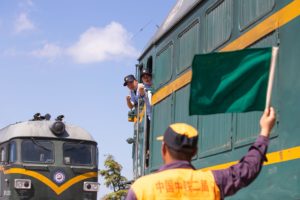 <p>Training engineers on the China–Laos railway. China’s newest Belt and Road guidelines say companies working on transport infrastructure projects should “avoid nature reserves and important wildlife habitats.” (Image: Kaikeo Saiyasane / Alamy)</p>