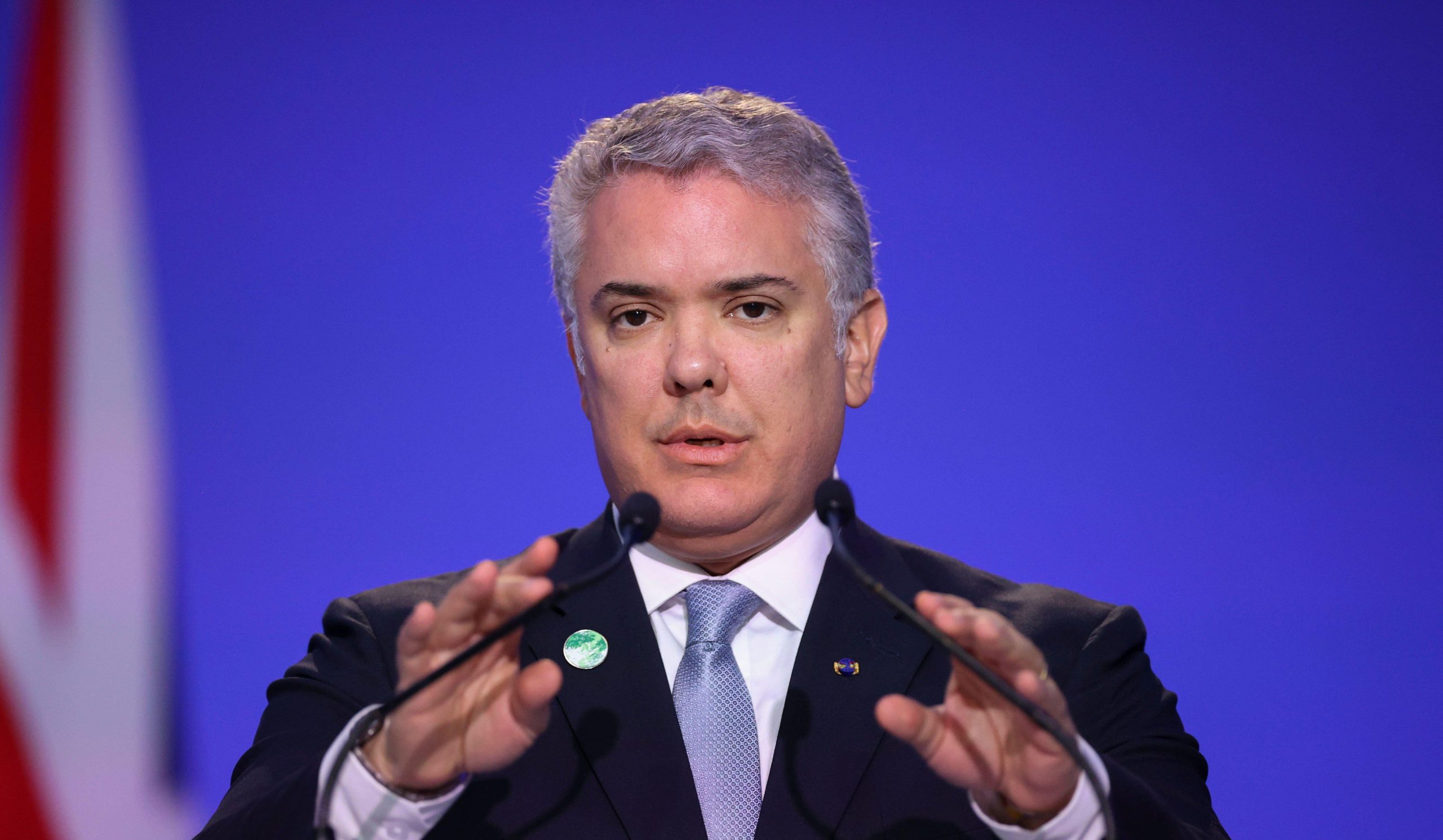 ivan duque, former president of colombia, speaks at an event