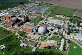 <p>The new nuclear plant in Argentina will be a 35-hectare site located in the same complex as Atucha I, pictured, and Atucha II, in Zárate, about 100 km north of Buenos Aires (Image: Nucleoeléctrica)</p>