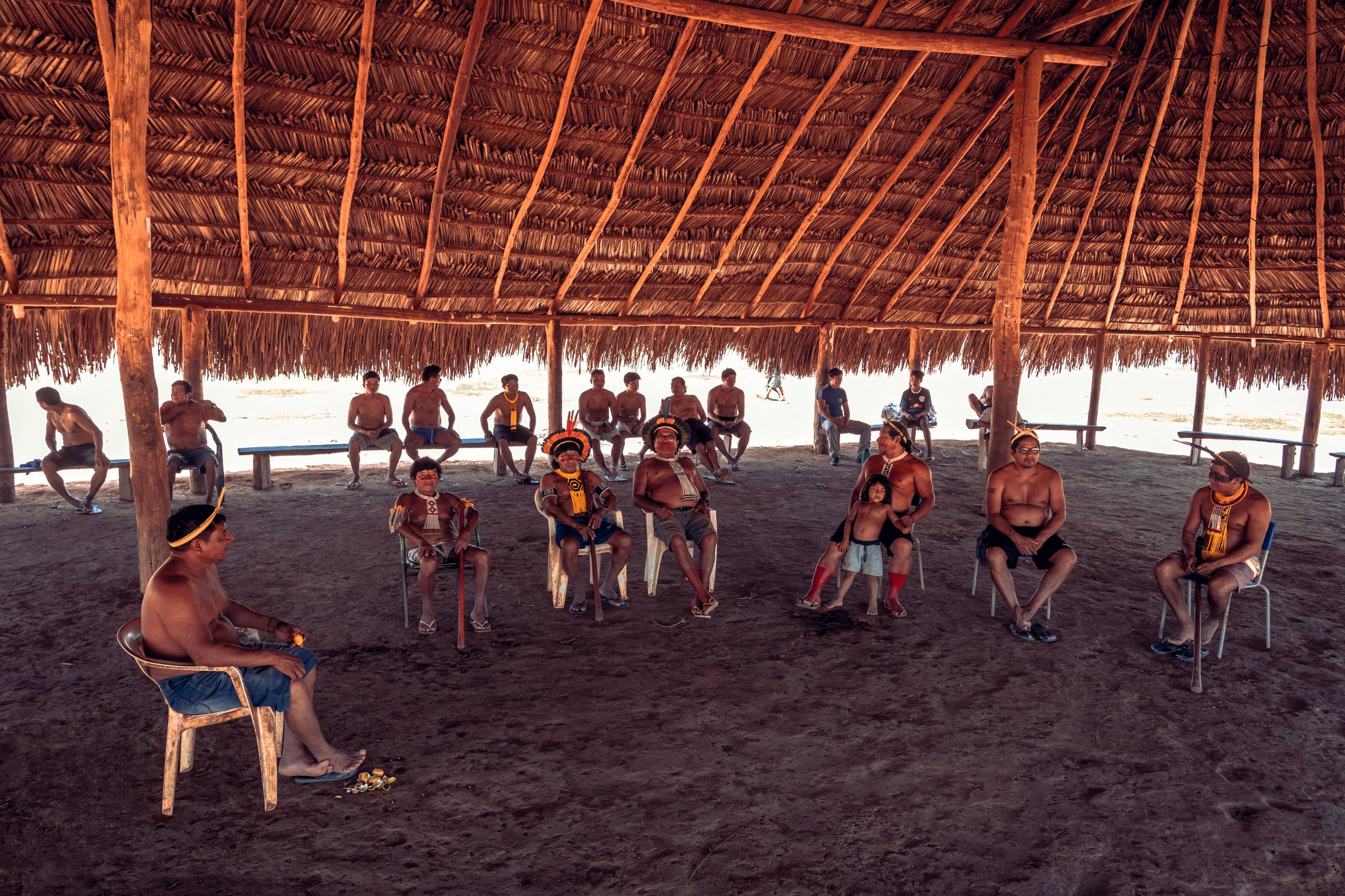 In a gathering, Khisedje people wore traditional clothing