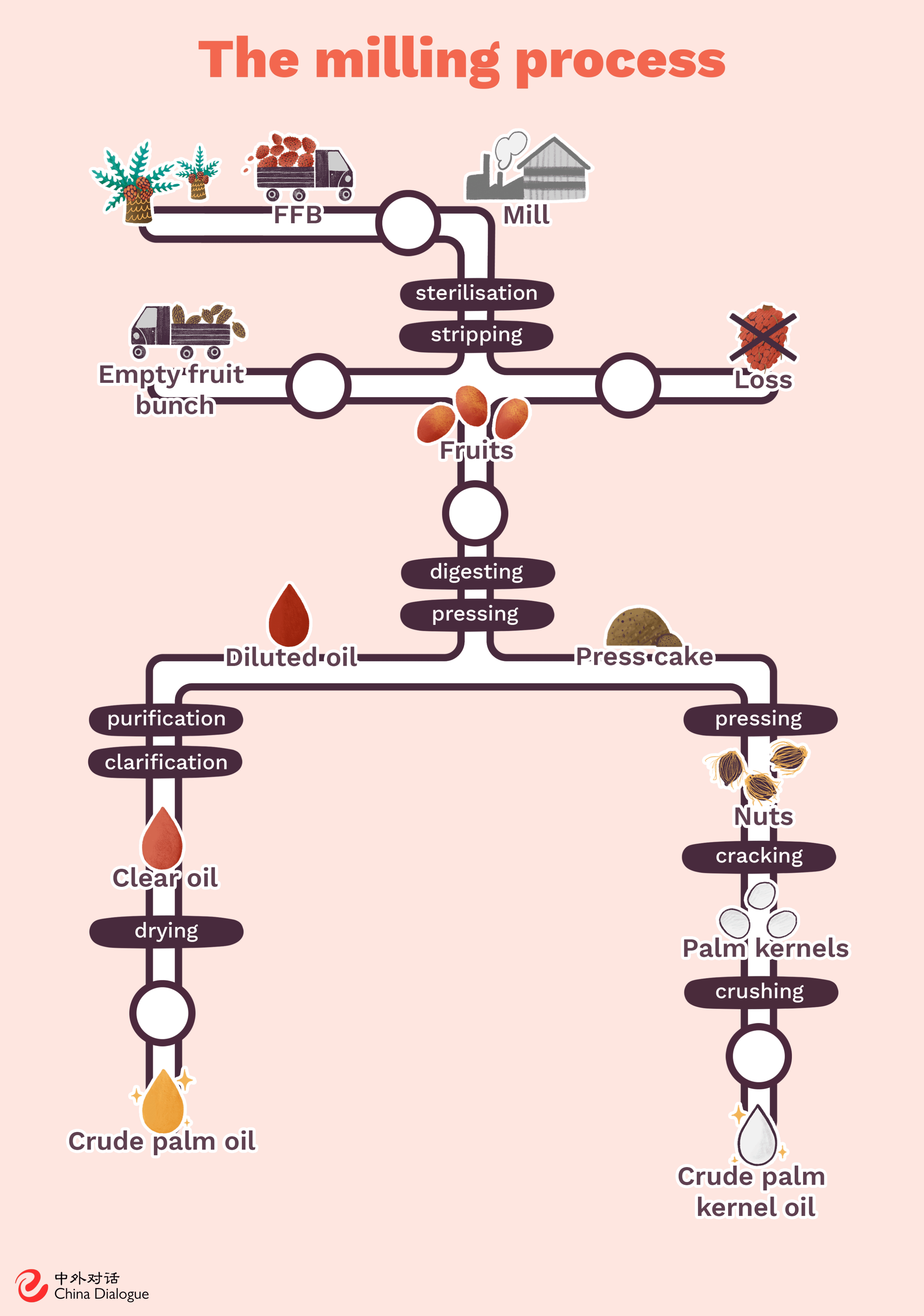 The palm oil milling process