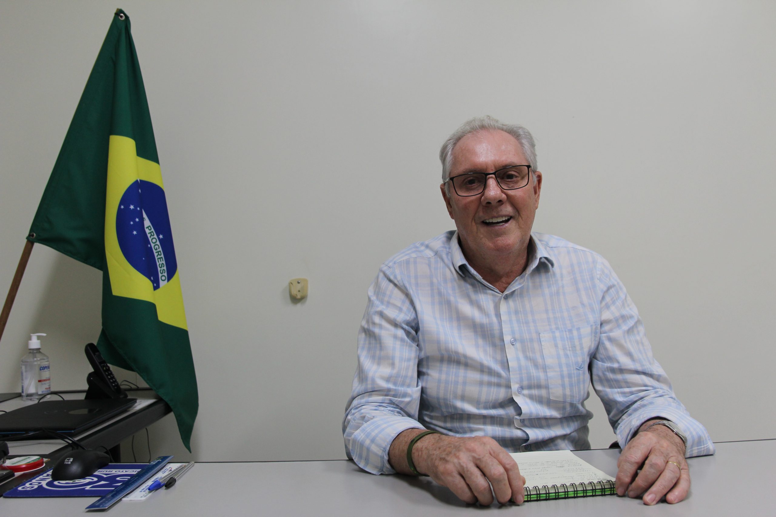 Ilson Redivo, presidente do Sindicato Rural de Sinop, migrou do Sul nos anos 1980 (Imagem: Felipe Betim / Diálogo Chino) Amazonia podcast ocupada desmatamento bolsonaro