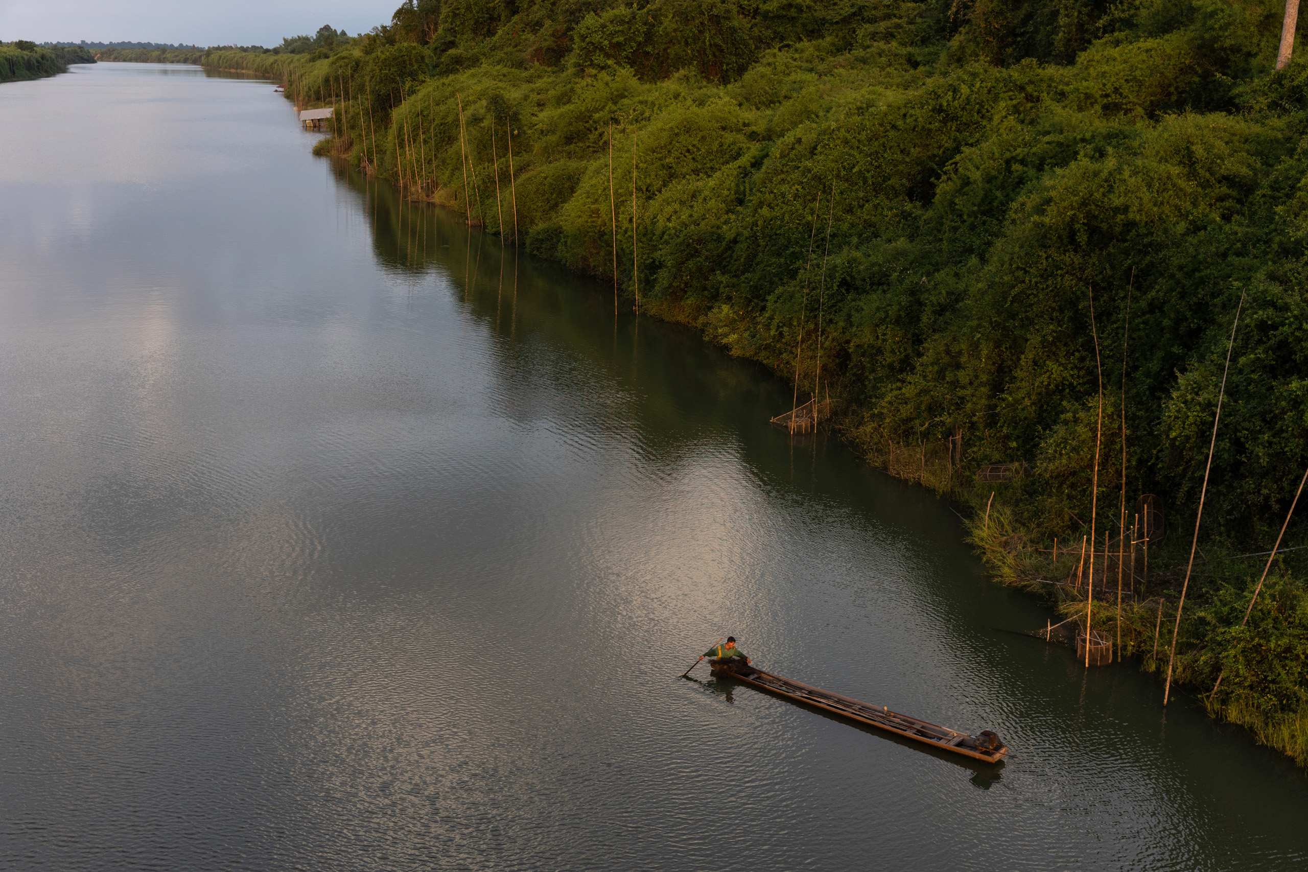Fishers on the Songkhram River in Thailand’s Nakhon Phanom province