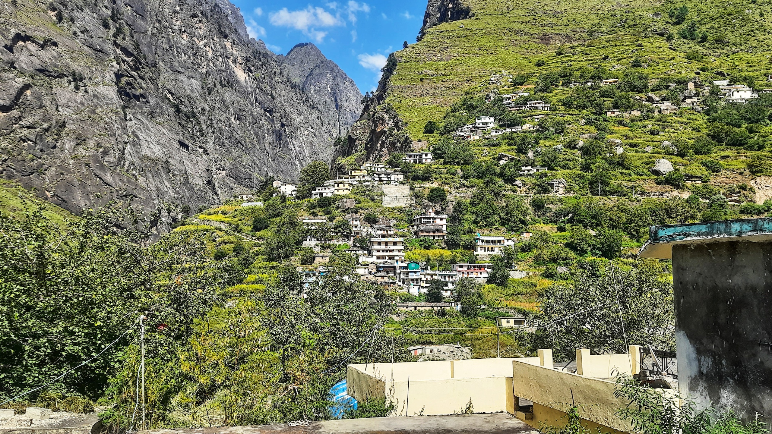 The village of Raini in Chamoli, Uttarakhand, photographed in October 2022.