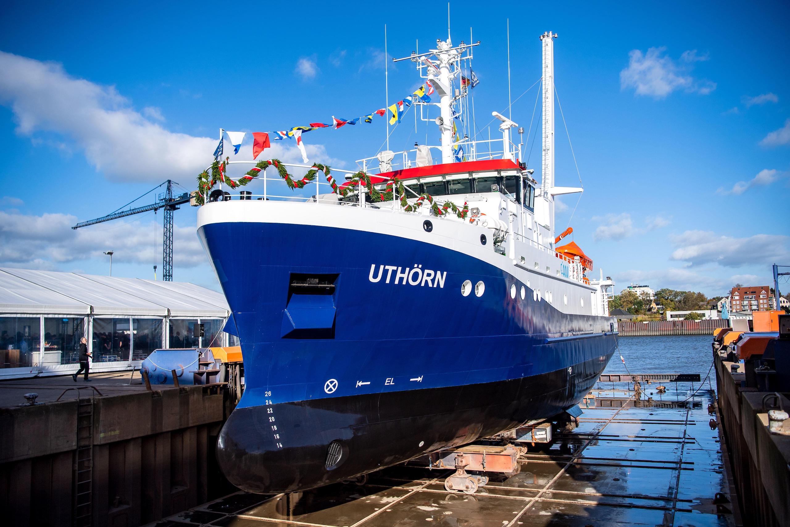 The new research vessel "Uthörn"