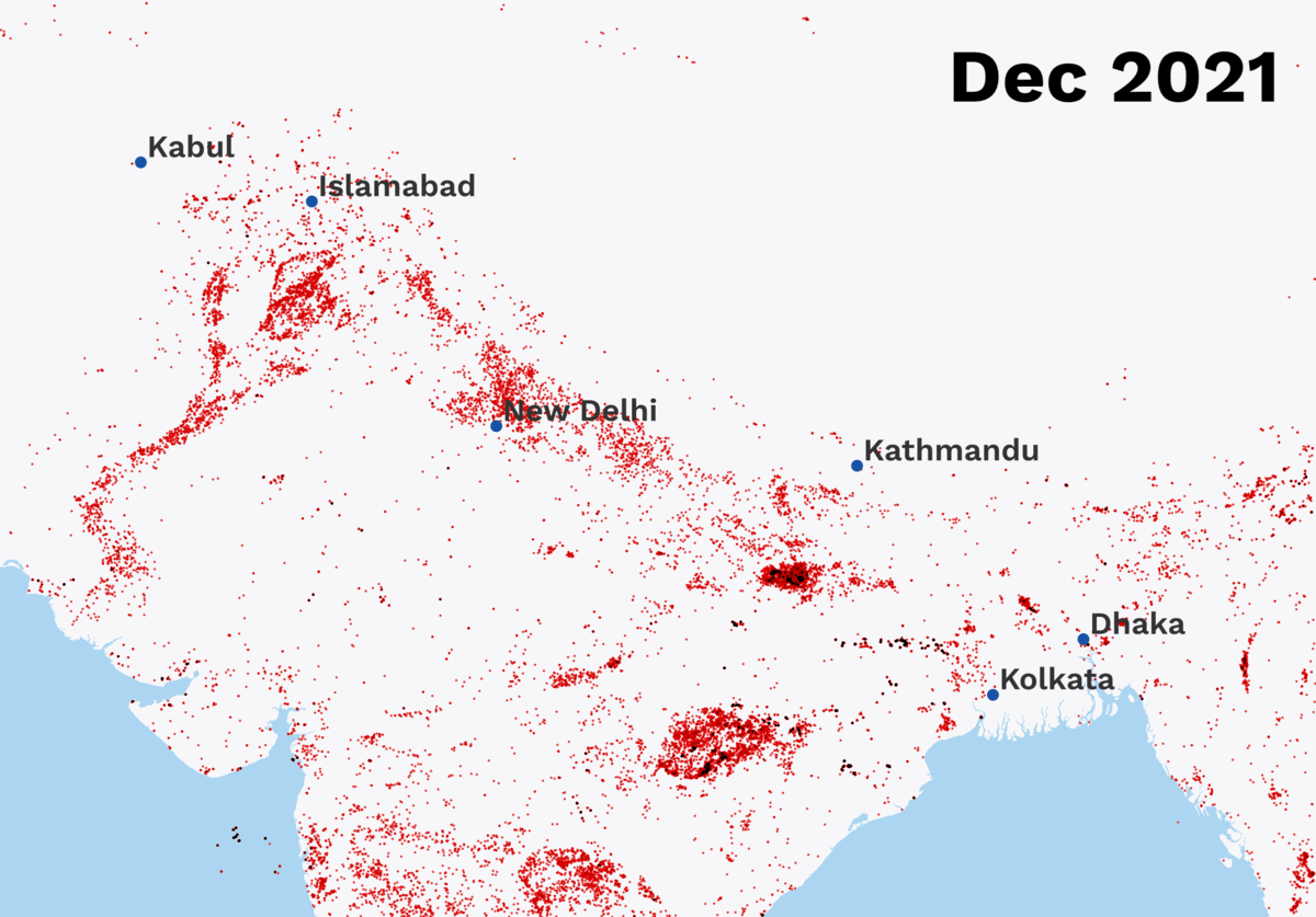 Forest fires S Asia Dec21-May22
