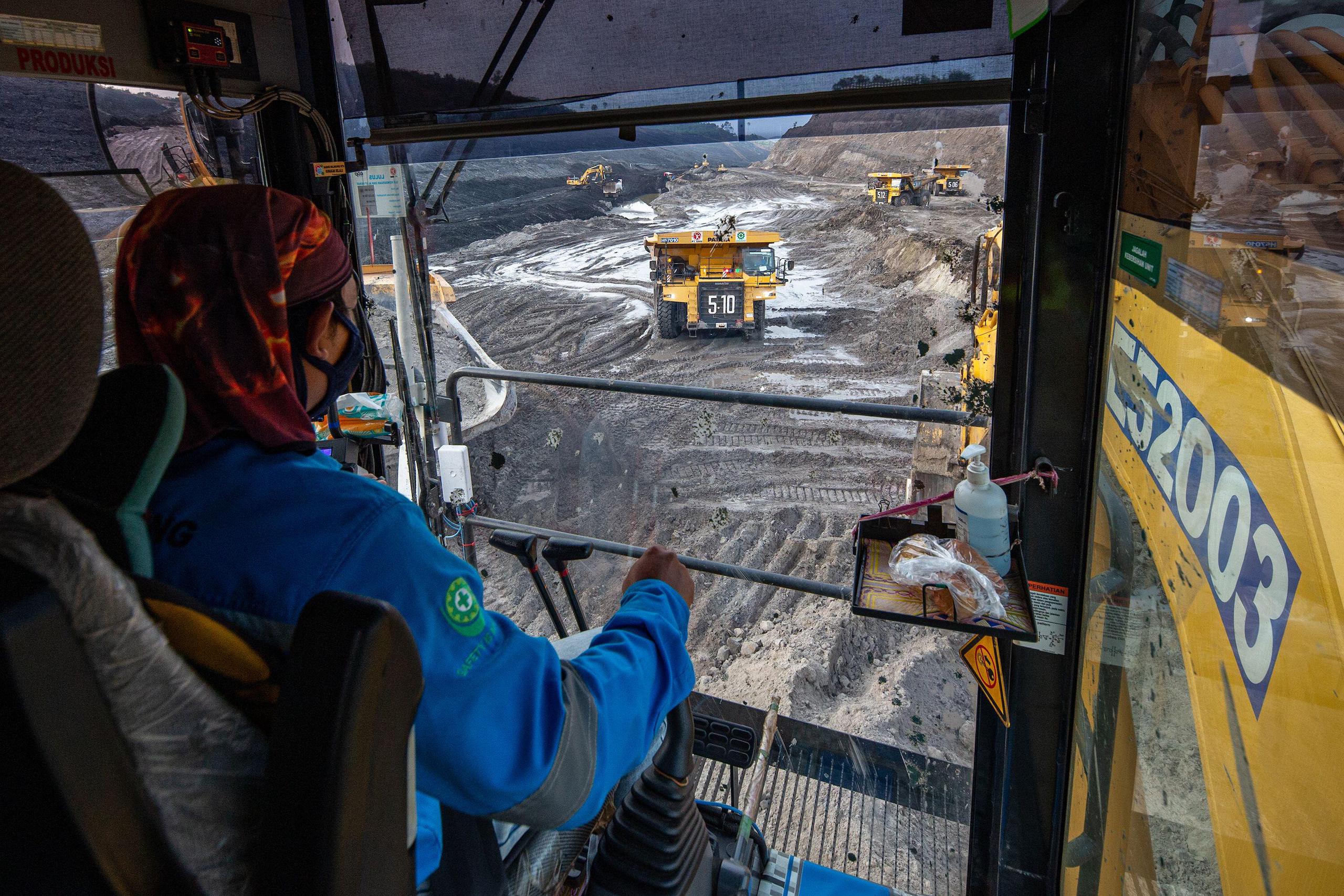 <p>印度尼西亚东加里曼丹省的一处煤矿 。图片来源：Afriadi Hikmal / Alamy</p>