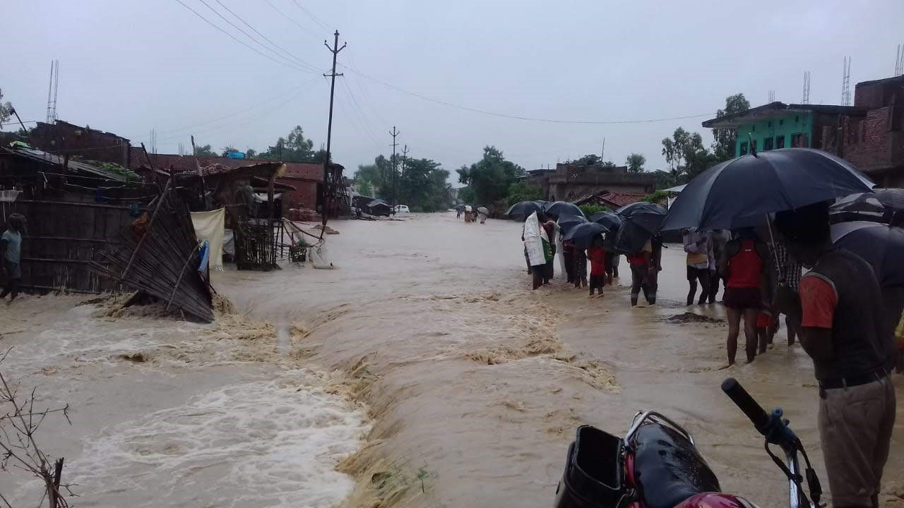 Flooding in Ratu Khola, Bhittamore, India
