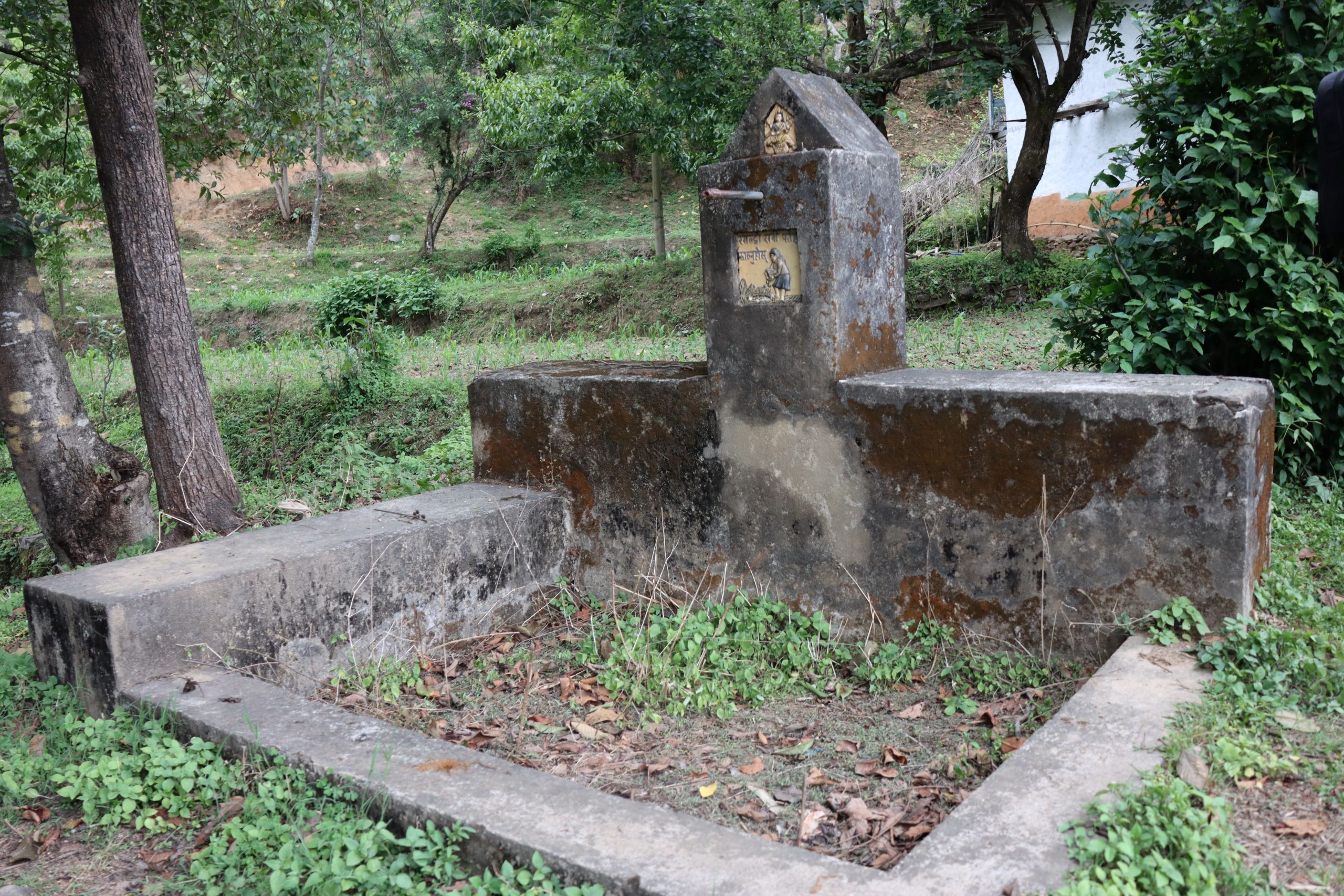 a dry and deserted public tap
