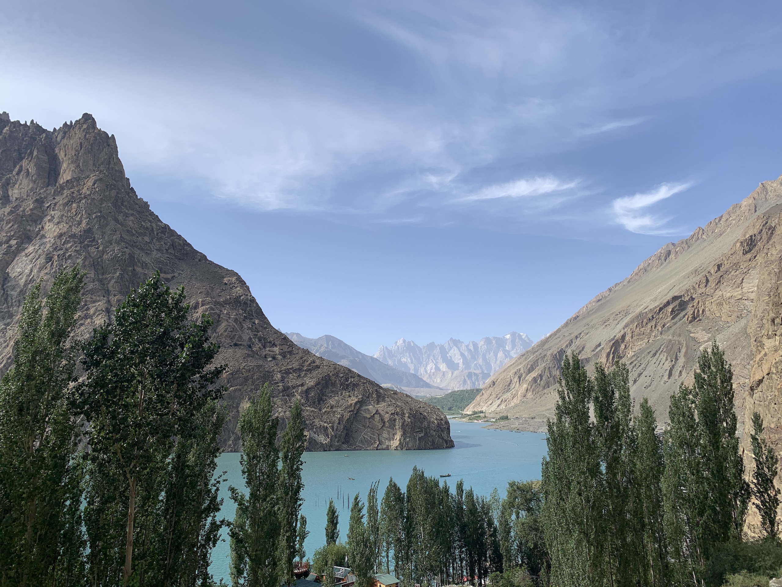 Attabad Lake in Gilgit-Baltistan in Pakistan