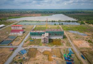 <p>Cambodia’s Han Seng power plant in Oddar Meanchey province, part of China’s Belt and Road Initiative, lays dormant, as construction delays push the site past its deadline to be online (Image © Anton L. Delgado / Southeast Asia Globe)</p>