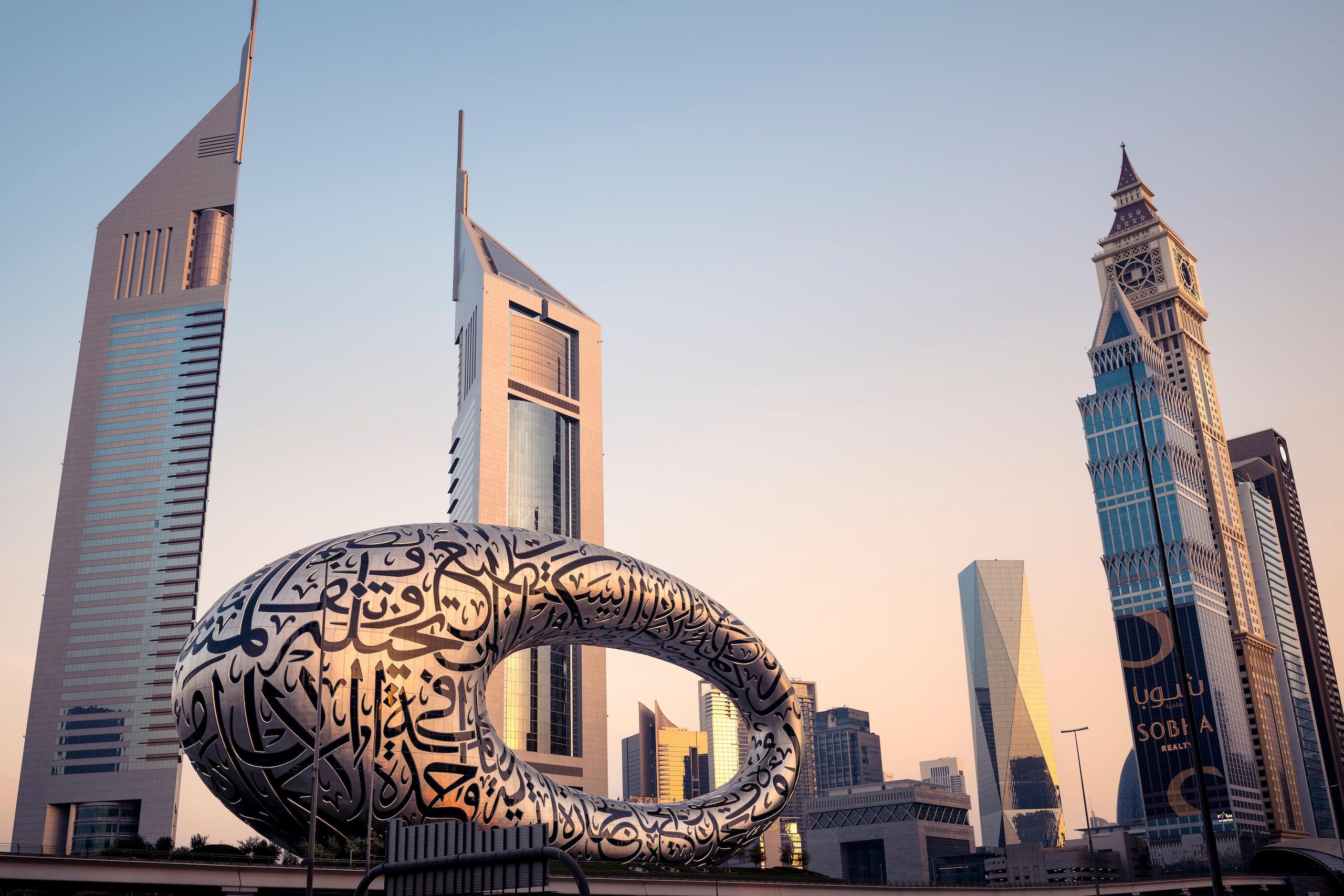 <p>Dubai, United Arab Emirates (UAE),  site of the COP28 conference at the end of the month, where government representatives from all UN countries will discuss global efforts to limit climate change and adapt to its effects (Image: Frank Peters / Alamy)</p>