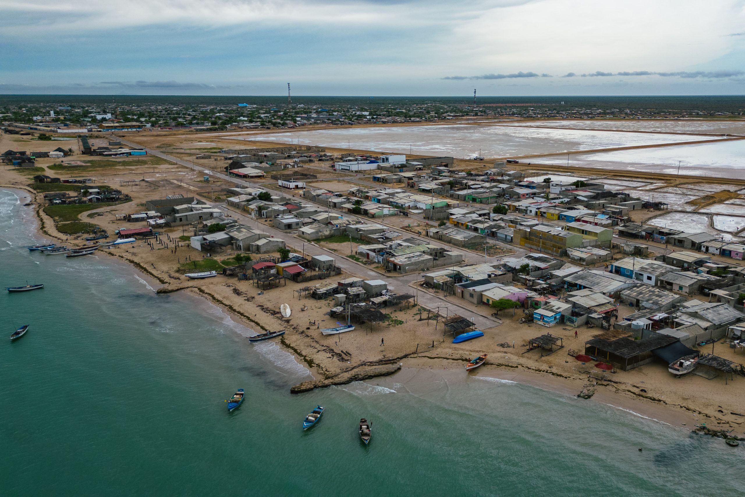 town seen from above