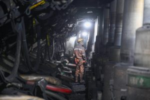 <p>A coal miner in Inner Mongolia. China’s coal-fired power stations saw more hours of use in 2023 than in 2022, while energy emissions increased faster than GDP. (Image: Liu Lei / Alamy)</p>