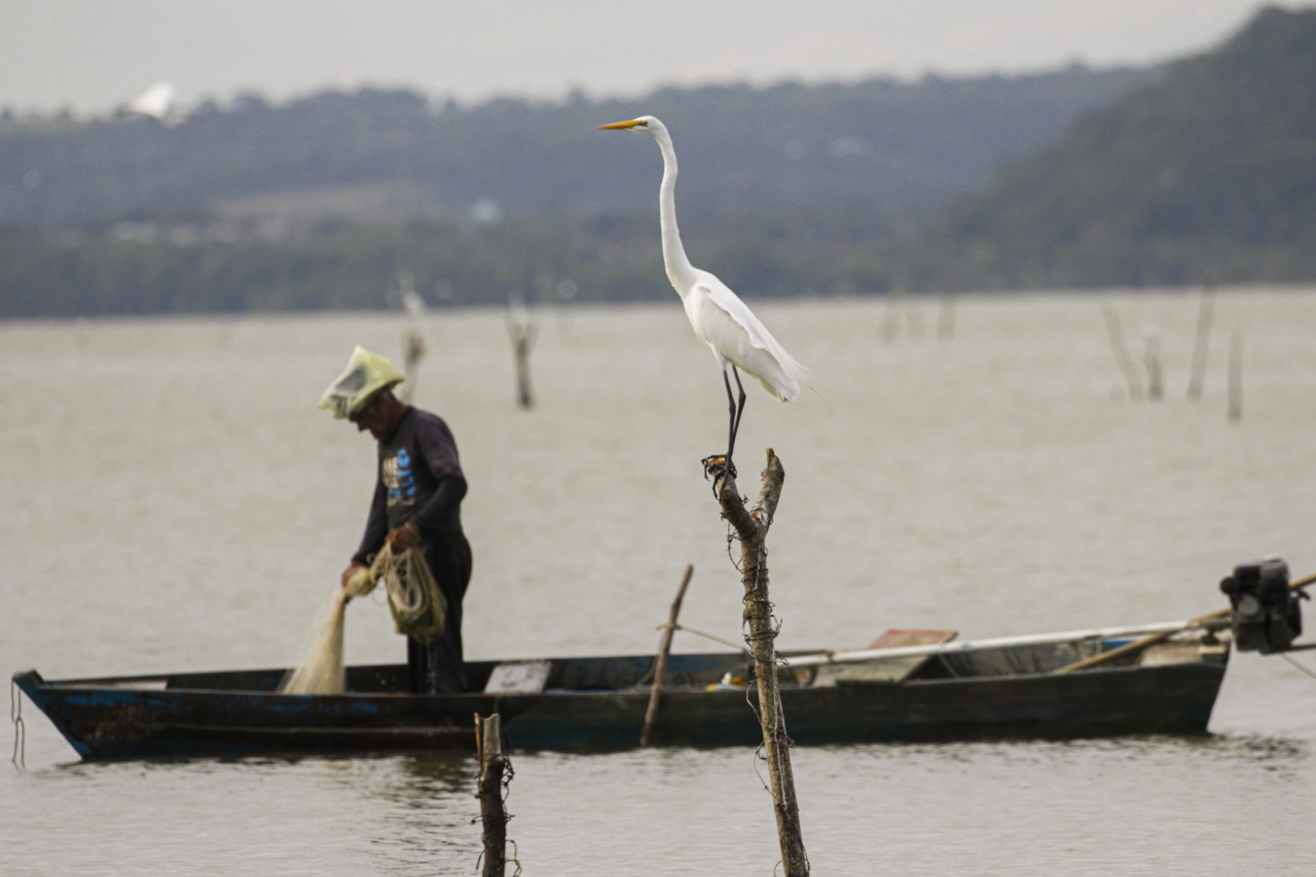 Pescadores da Lagoa de Mundaú, em Maceió